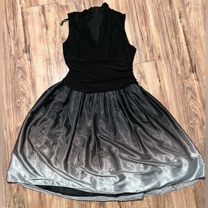 SLNY Black Ombre Dress Size 18